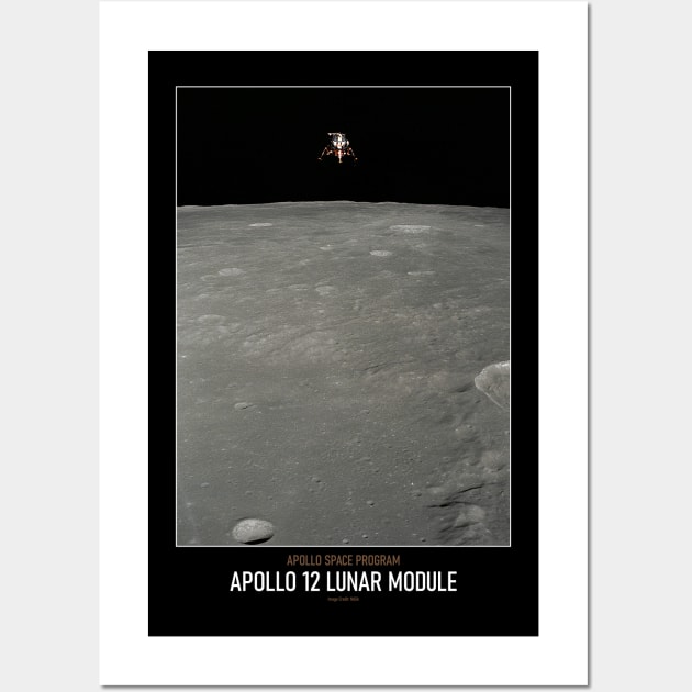 High Resolution Astronomy Apollo 12 Lunar Module Wall Art by tiokvadrat